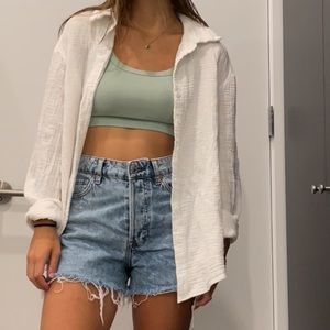 Shein White Button Down